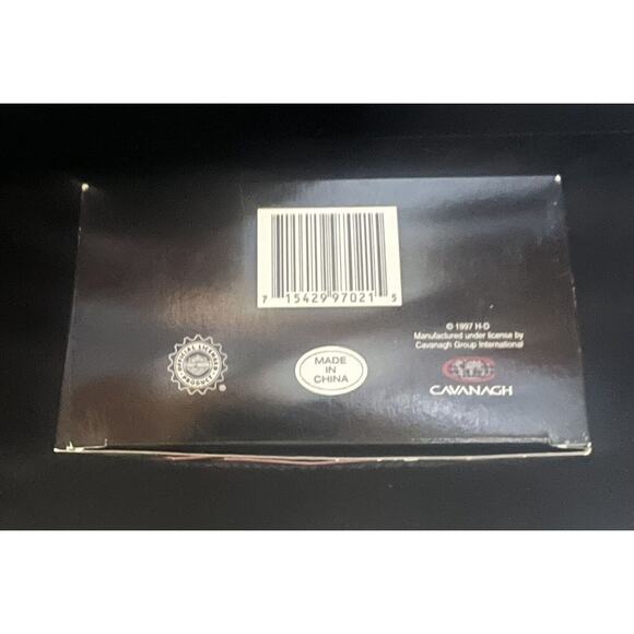 vintage harley davidson christmas ornament In Box 1997, North Pole Motorcycle Cl - Picture 6 of 6